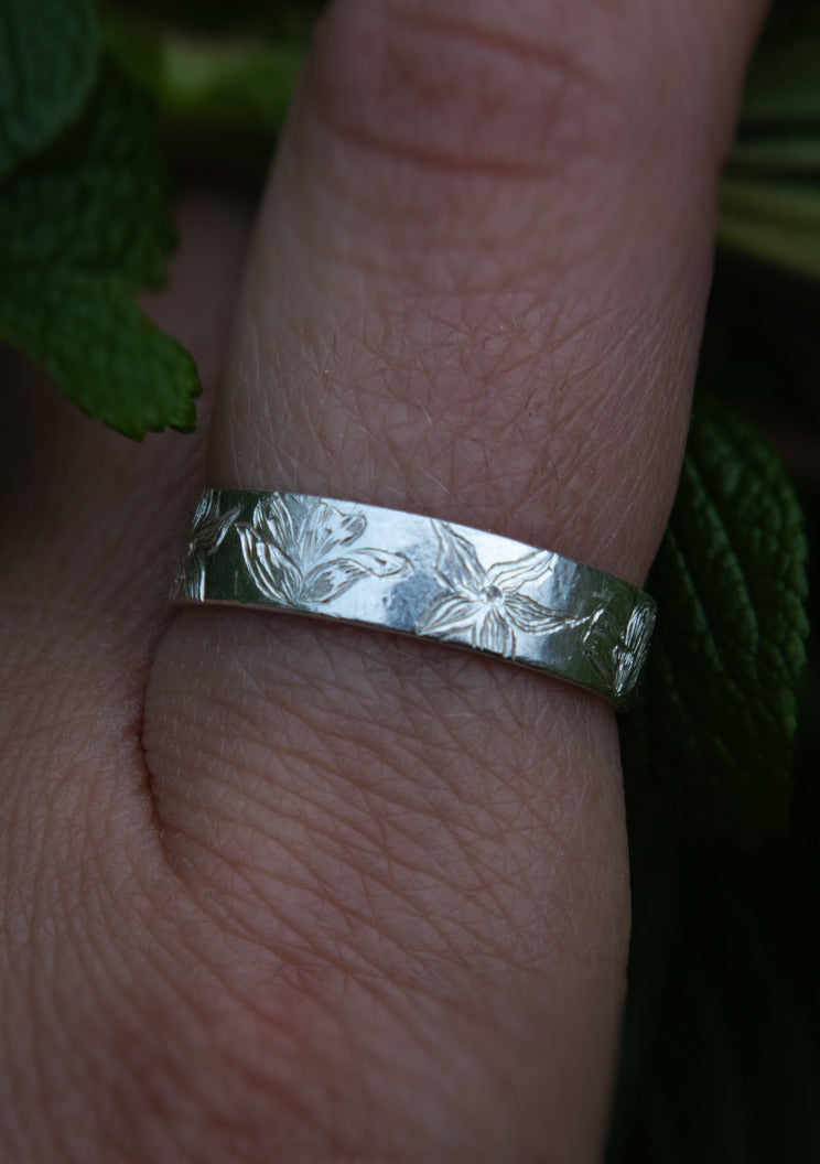 Wild Rose Ring - Made to Order