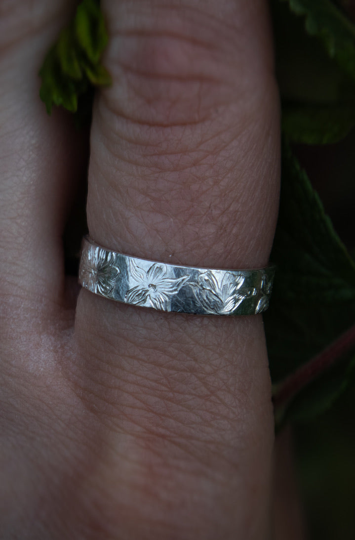 Wild Rose Ring - Made to Order
