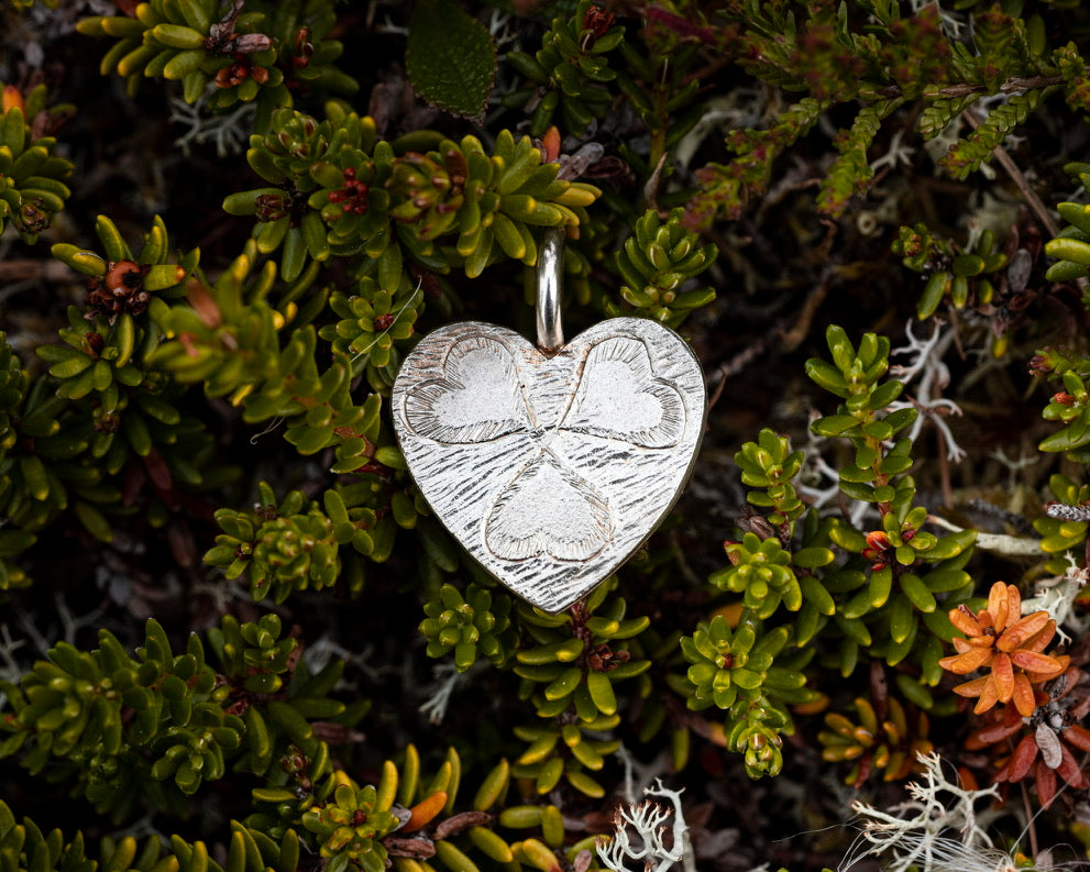 Hearts in a Heart Pendant