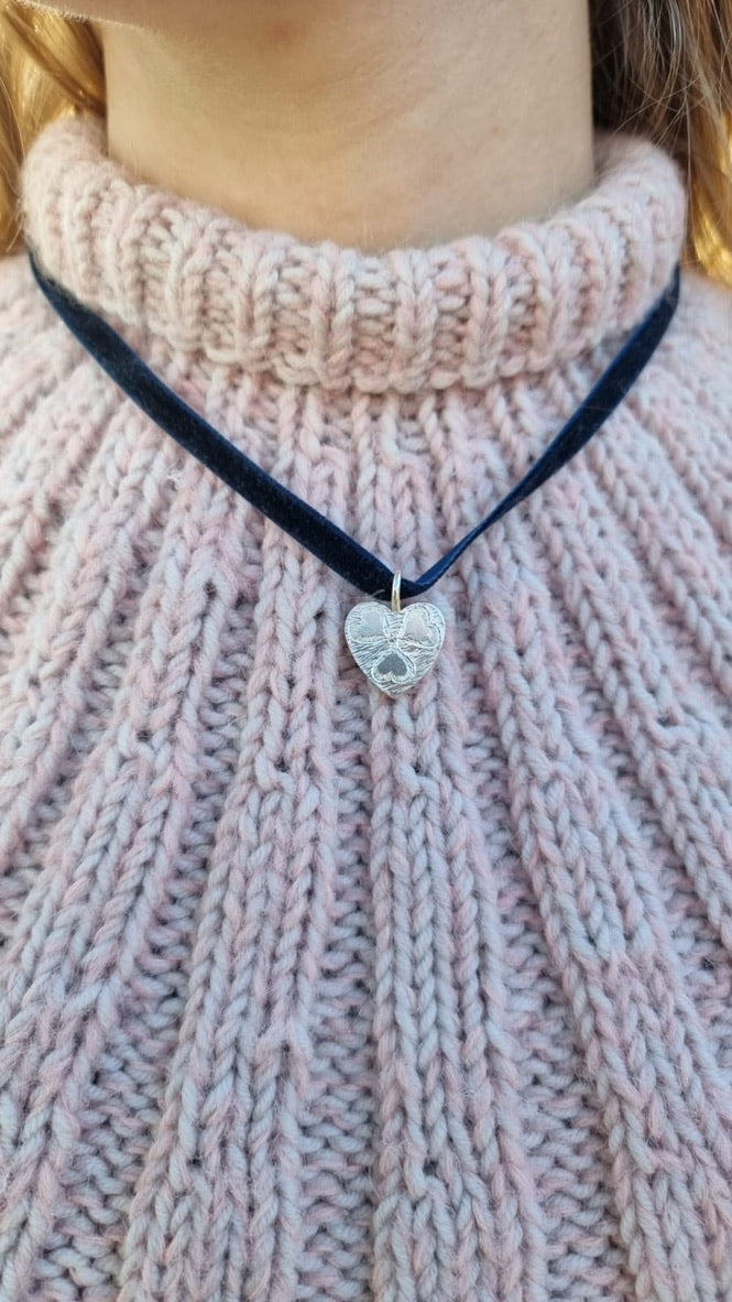 Hearts in a Heart Pendant